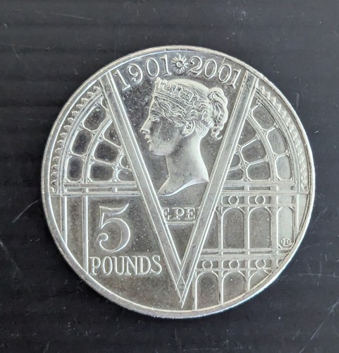 2001 five pound coin - £5,