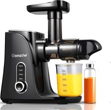 AMZCHEF Cold Press Slow Juicer High Juice Yield Juicer Machines