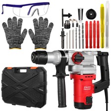 Electric Breaker Jack Hammer Concrete Demolition Hammer Jack Drill Tool Set -UK