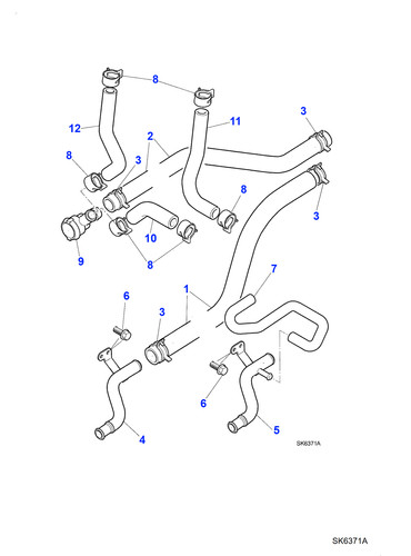 Jaguar genuine heater return - jaguar,