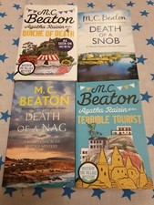 MC Beaton 4 books 2 Agatha Raisin 2 Hamish Macbeth paperback