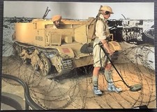 WW2 Bren Gun Carrier Western Desert Sikh Regiment 4th Indian Division Minefield