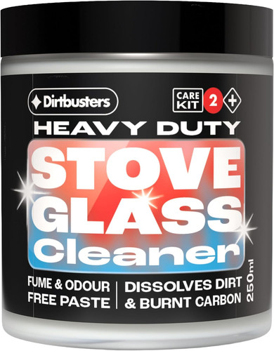 Stove glass cleaner paste - stove,