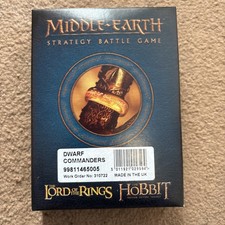 Mesbg Dwarf Commanders Resin New And Sealed Lord Of The Rings