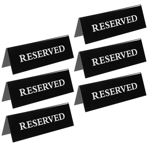 Pcs reserved table - 6,