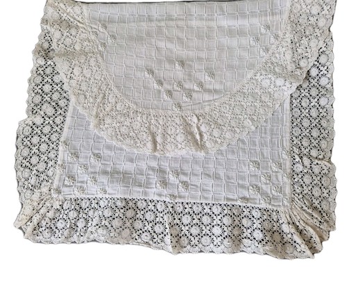 Vintage edwardian cotton lace - vintage,
