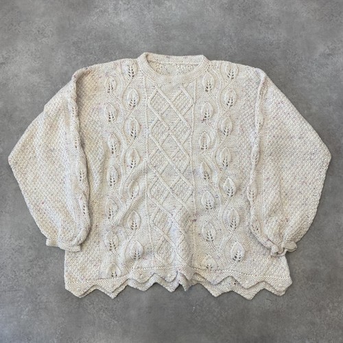 Hand knit sweater - mens, xl