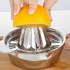 Heavy Duty Stainless Steel Citrus Juicer / Orange & Lemon Squeezer 12 cm Manual
