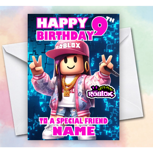 Roblox personalised birthday - roblox,