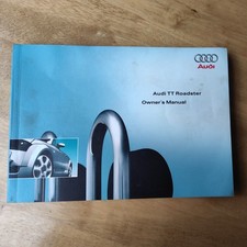 AUDI TT MK1 8N ROADSTER OWNERS MANUAL 