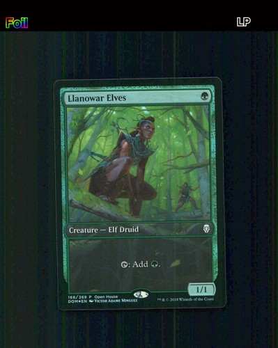 Llanowar elves foil - elves,