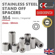 Stainless Steel Spacer Standoff spacer M4 stand off collar Round bush No thread
