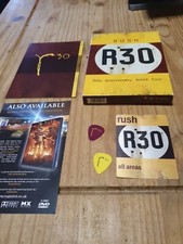 Rush R30 30th Anniversary World Tour DVD Set 2005 Includes Plectrums and Patch