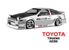 1:10 RC Clear Body Shell-Toyota AE86 Trueno + enhancements and stickers