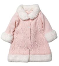 Baby Girl Coat Knitted Faux