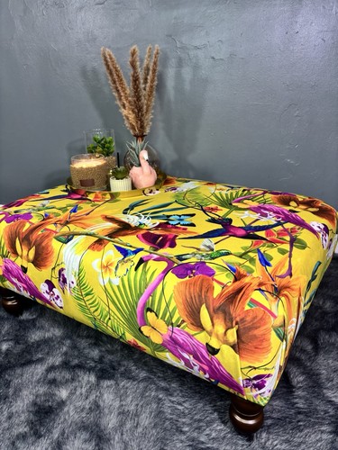 Large handmade yellow - large, tropical