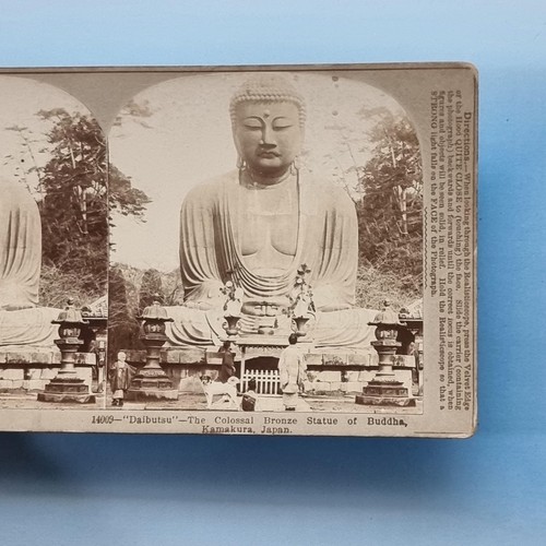 Kamakura stereoview c1885 real - stereoview,