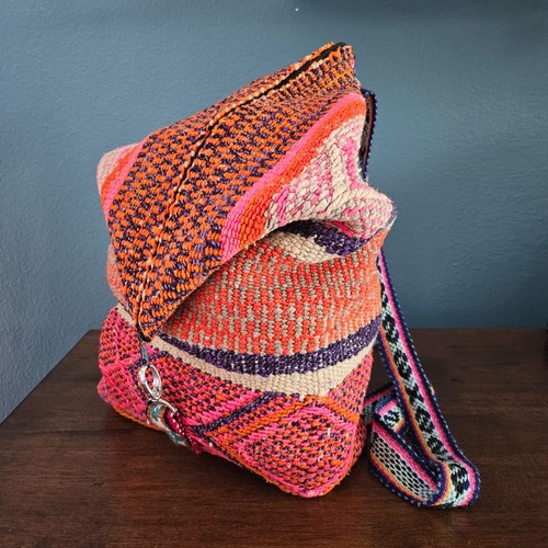 Vintage peruvian wool boho - peruvian,