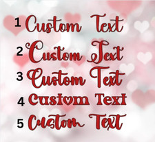 Personalised name/word