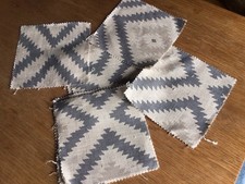 Loom & Last Sample Fabric Patchwork Crafts 6” x 6” Each One 10 Pieces UNUSED