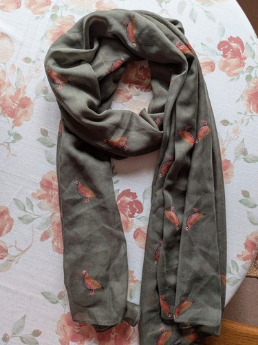Joules pheasant scarf con - pheasant, ex.con