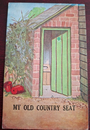 Comic postcard old country - postcard, my