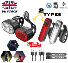 2x Mountain Bike Lights USB