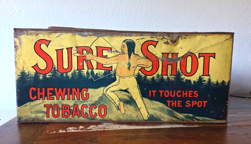 Antique sure shot chewing - antique,