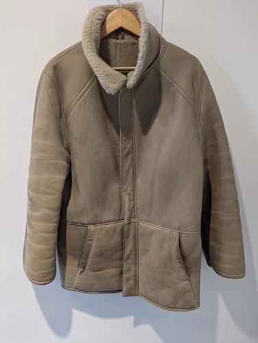Real shearling sheepskin coat - real,