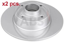 X2 PCS REAR BRAKE DISC ROTOS