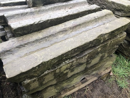 Yorkstone drainage channel - yorkstone,