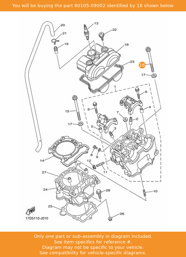Yamaha bolt flange - yamaha,
