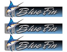 Blue Fin Custom Stickers