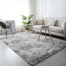 Soft Fluffy Rugs Large Shaggy Rug Living Room Bedroom Anti-Slip Carpet Floor Mat