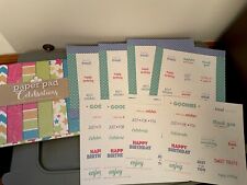 Craftwork Cards Celebrations Set 33 Sheets 8x8 Paper & 8 Sheets Sentiments