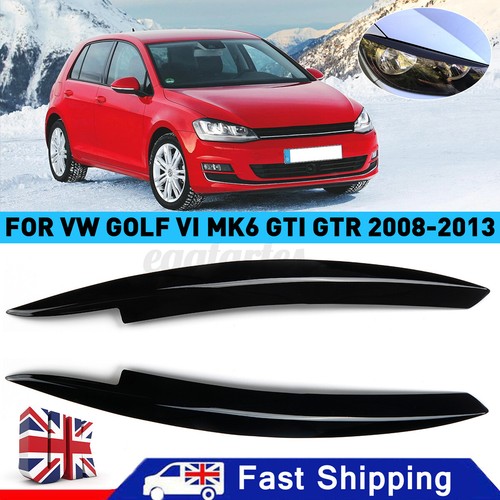Pair front headlight eyelid - front,