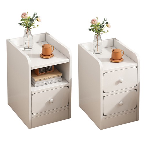 Small white bedside - bedside, chest