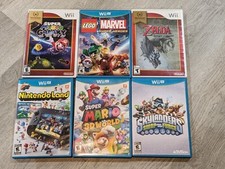 Wii U Game Lot Bundle - Mario