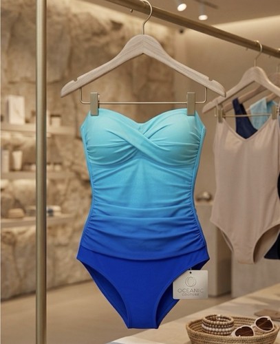 Turquoise and royal blue ombre - turquoise,
