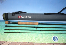 Greys GR80 11' 4 pc carbon fly rod #7 best condition  with tube