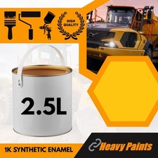 Fermec Backhoe Yellow Paint