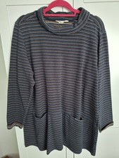 Seasalt MAWGAN PORTH Tunic Size 20 BLUE/GOLD/WHITE USED