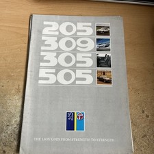 PEUGEOT RANGE Sales Brochure