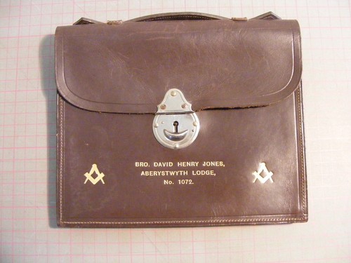 Vintage masonic leather - vintage,