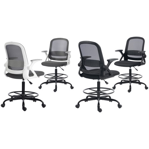 Homcom mesh standing desk - standing,