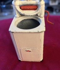 Vintage Dolls House Taylor & Barrett Metal Washing Machine and Mangle 1930s RARE