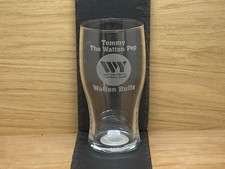 Personalised pint glass any - personalised,