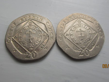 Isle of Man collectable  20p coins  Castle Rushen Clock 2010 - 2015  Circulated