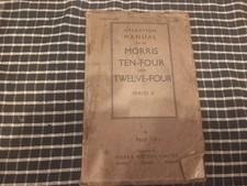 Morris 10/4 and 12/4 operation manual