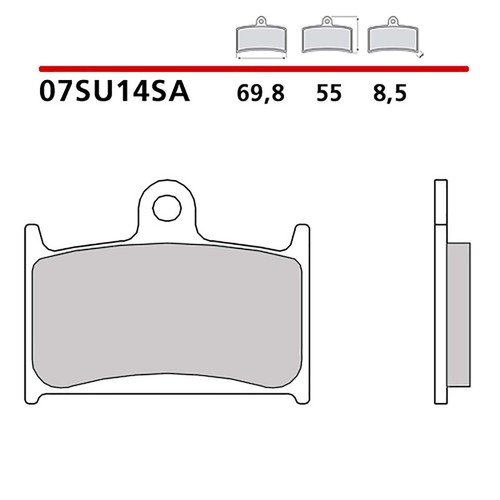 Brembo front brake pads kit - brembo,